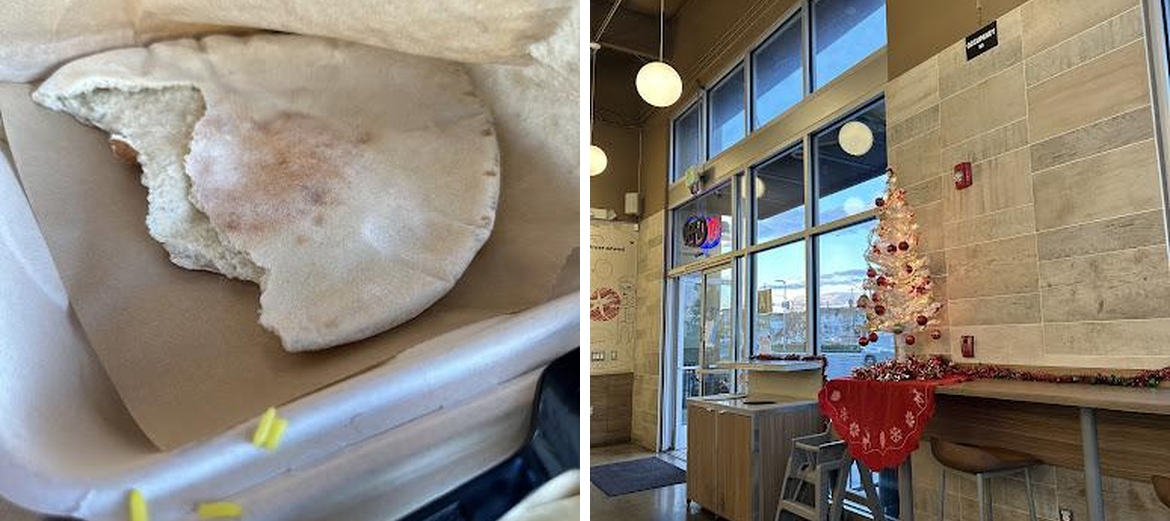 Pita 360 Menu